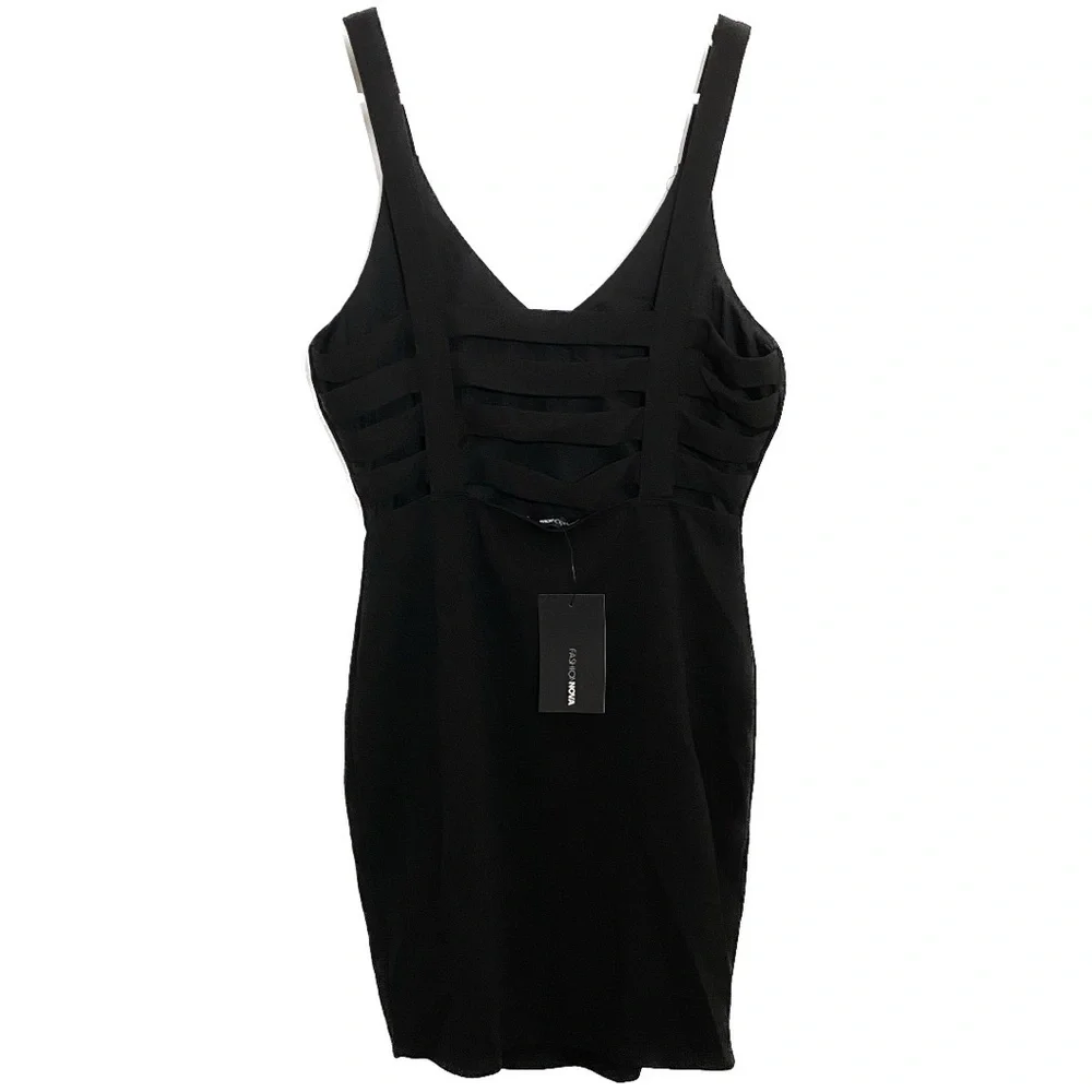 Black Noelia Dress - Fashion Nova - Picture 3 of 8